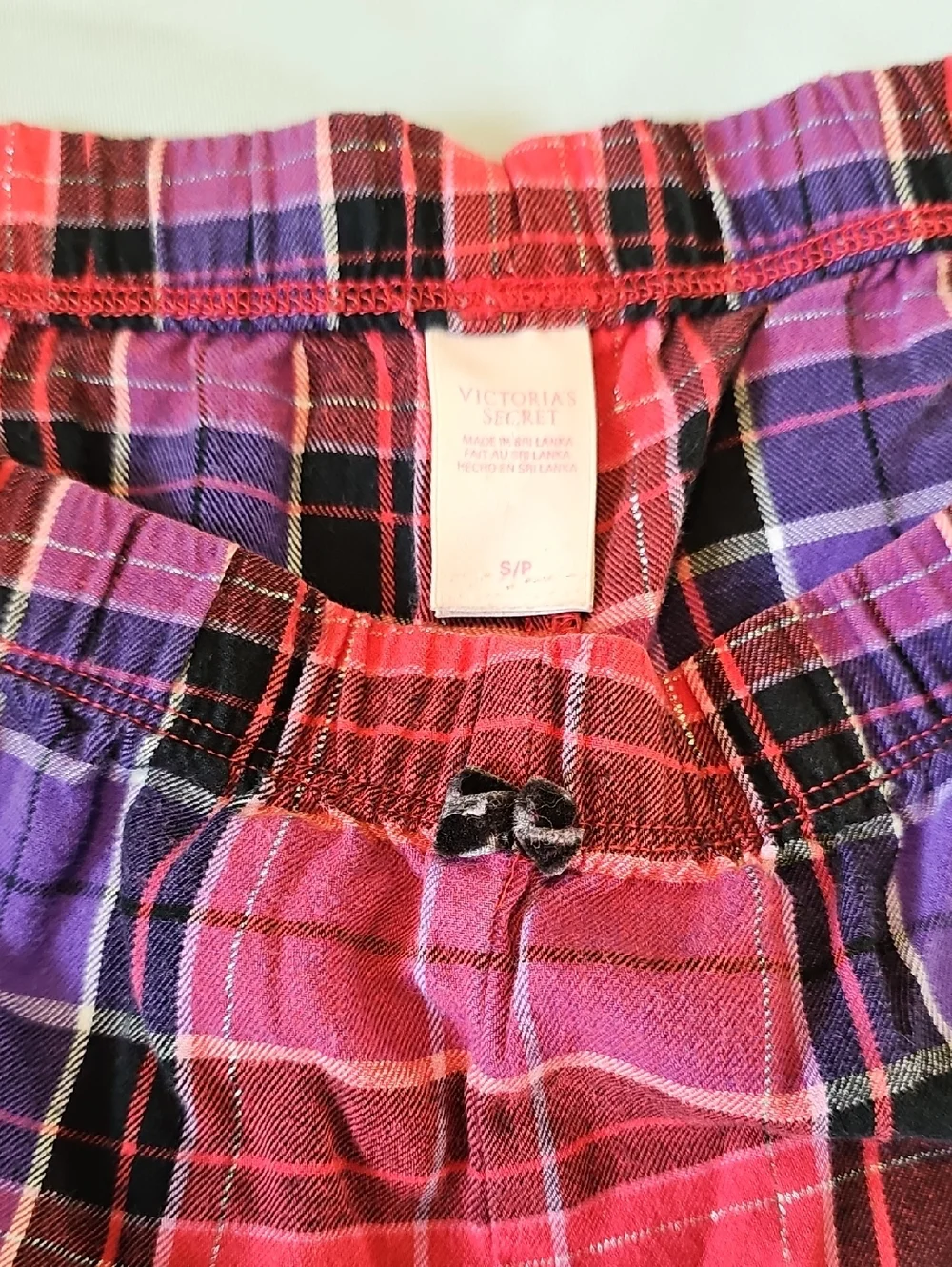 Victoria's Secret Size Small Flannel Pajama Pants - Picture 2 of 3